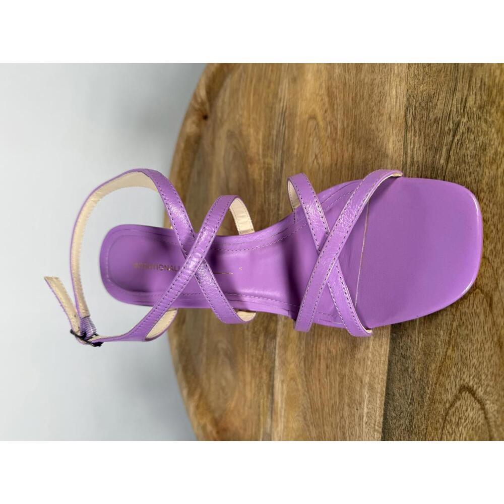 NWB INTENTIONALLY BLANK Leather Strappy Heeled Sandals Size 39 (US 8.5 - 9) - Picture 9 of 13